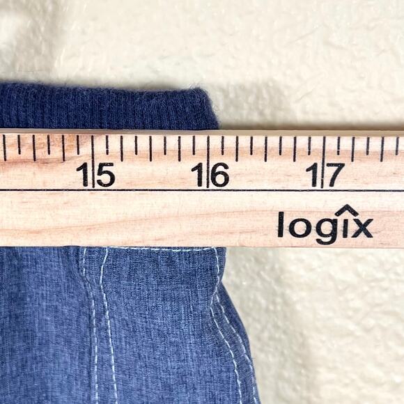 Halcyon Womens Blue Mid Rise Pull On Shorts Size M Stretch-Waist - Picture 8 of 12